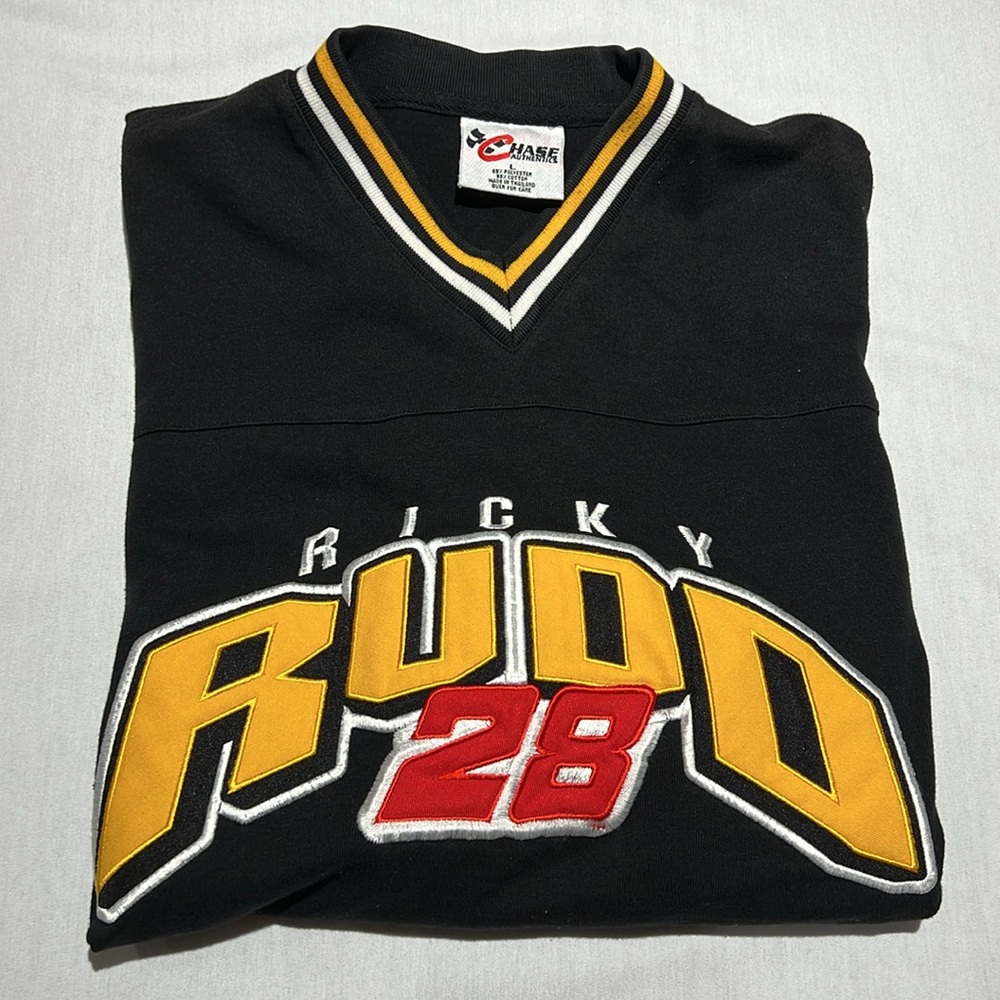 Ricky Rudd #28 Nascar Chase Authentics Sweatshirt Mens Large
